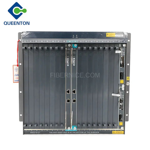 Fiberhome AN5516-01 OLT 10GE DC (19 inch) 16 Slots Equipped with 2*HSWA 2*HU1A 2*PWR  Fiberhome AN5516-01 OLT 10GE DC (19 inch) 16 Slots Equipped with 2*HSWA 2*HU1A 2*PWR