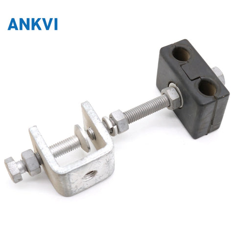 Down Lead Clamp for Fiber Optic Cable on Tower