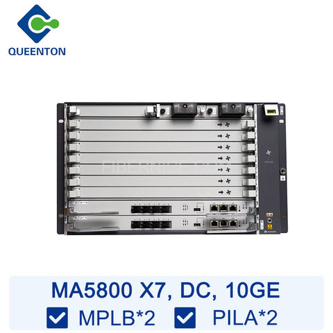 Huawei MA5800-X7 OLT DC (19 inch) 7 Slots Equipped with 2*MPLB 2*PILA