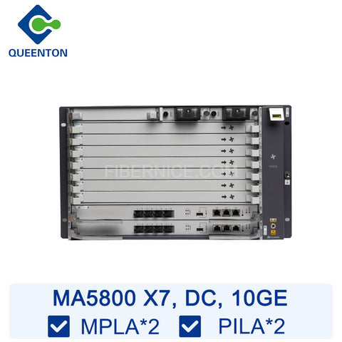 Huawei MA5800-X7 OLT DC (19 inch) 7 Slots Equipped with 2*MPLA 2*PILA