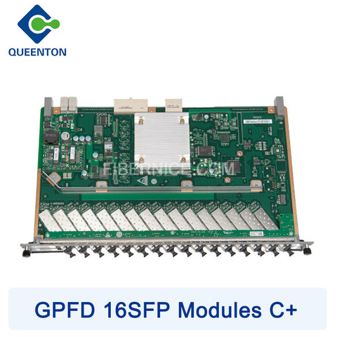 GPFD GPON 16 Ports Interface Card for MA5600 Series OLT Contains 16pcs SFPs Modules C+