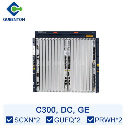 ZTE C300 OLT GE DC (19 inch) 15 Slots Equipped with 2*SCXN 2*GUFQ 2*PRWH