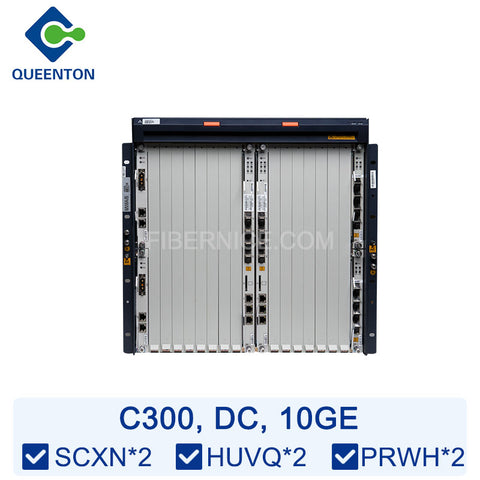 ZTE C300 OLT 10GE DC (19 inch) 15 Slots Equipped with 2*SCXN 2*HUVQ 2*PRWH