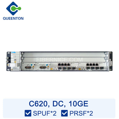 ZTE C620 OLT 10GE DC (19 inch) 2 Slots Equipped with 2*SPUF 2*PRSF