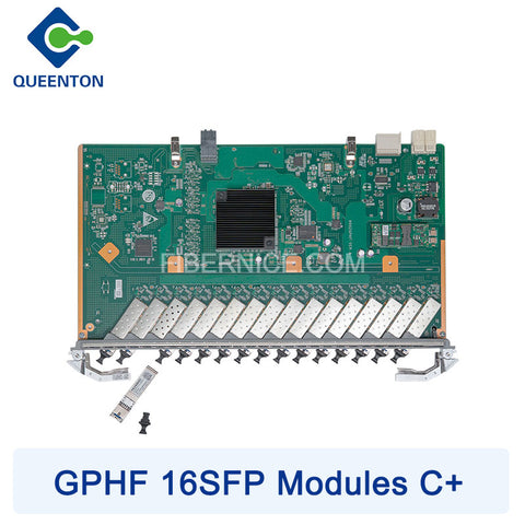 GPHF GPON 16 Ports Interface Card for MA5800 Series OLT Contains 16pcs SFPs Modules C+