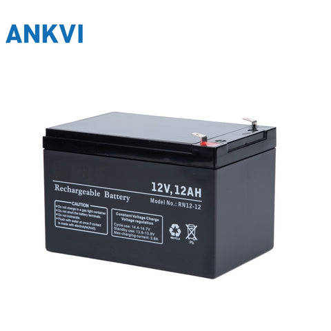 12V 12AH Rechargeable Battery VRLA AGM 3.25kg 22mΩ Internal Resistance for Telecom Equipment