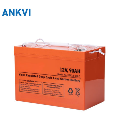 12V 90AH Rechargeable Battery VRLA AGM 26.5kg 5.5mΩ Internal Resistance for Telecom Equipment