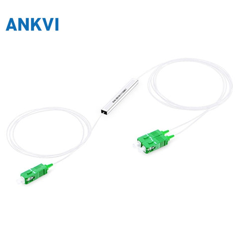 Fiber Optic PLC Splitter G657A1 0.9mm With SC/APC Connector