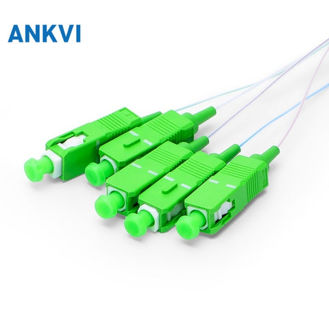 Fiber Optic PLC Splitter G657A1 0.9mm With SC/APC Connector