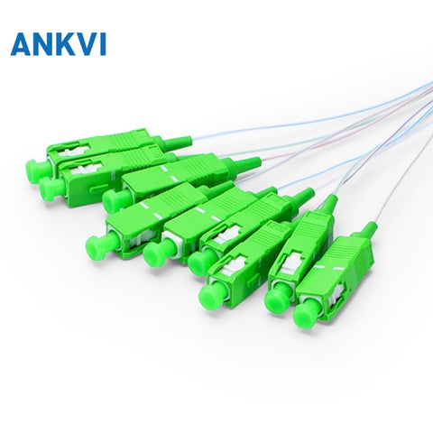 Fiber Optic PLC Splitter G657A1 0.9mm With SC/APC Connector