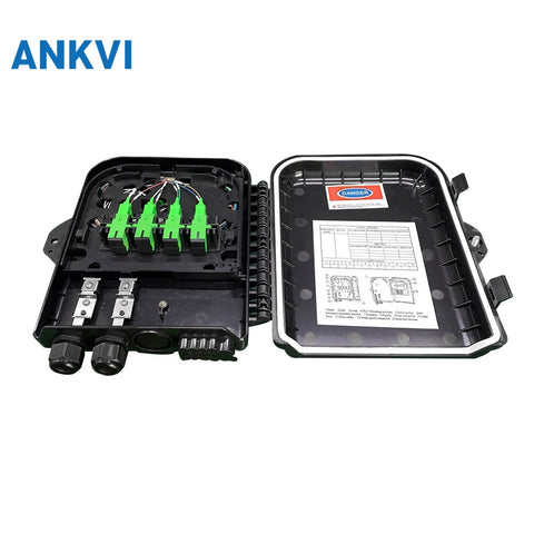 FQX.OO7 8 CORES FTTH Outdoor Terminal box Black
