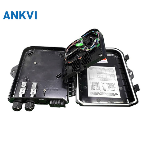 FQX.OO7 8 CORES FTTH Outdoor Terminal box Black