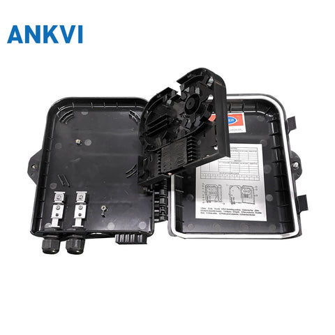 FQX.OO7 8 CORES FTTH Outdoor Terminal box Black