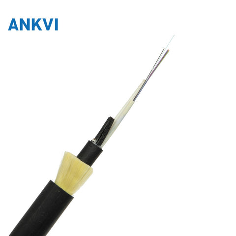 Outdoor ADSS 9.5 mm Cable span G652D PE Outer jacket Fiber Optic Cable ADSS