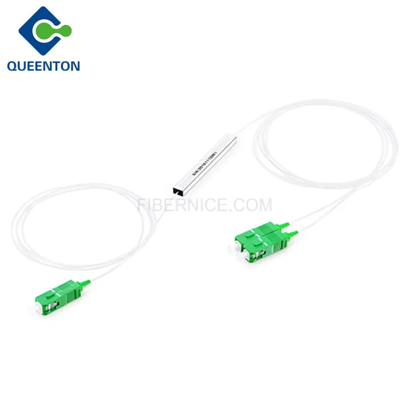 Fiber Optic PLC Splitter G657A1 0.9mm With SC/APC Connector 