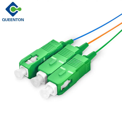 Fiber Optic PLC Splitter G657A1 0.9mm With SC/APC Connector 