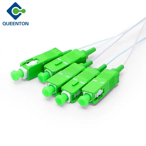 Fiber Optic PLC Splitter G657A1 0.9mm With SC/APC Connector 