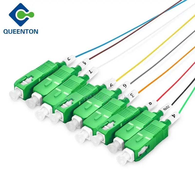 Fiber Optic PLC Splitter G657A1 0.9mm With SC/APC Connector 