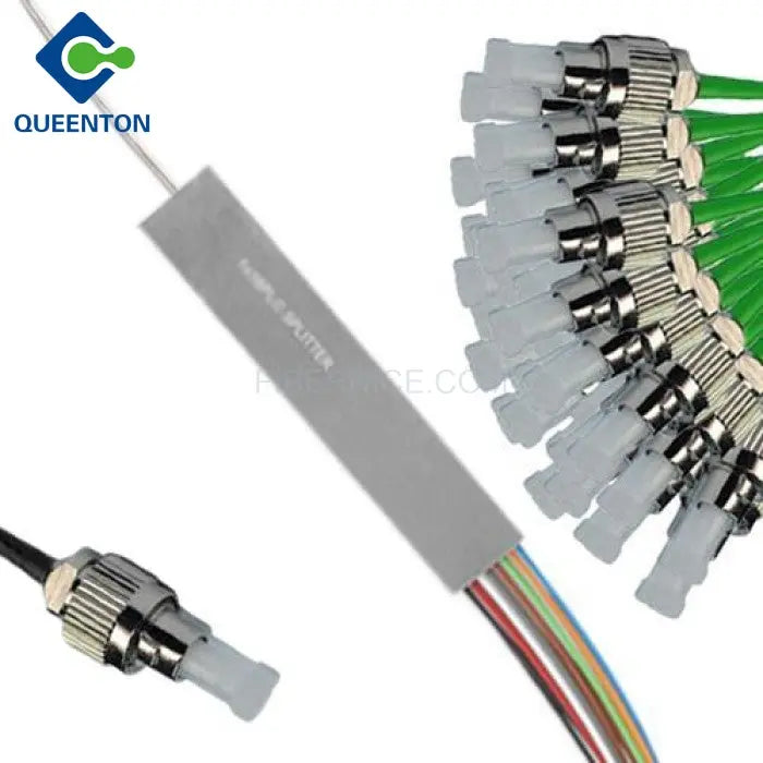 Fiber Optic PLC Splitter G657A1 0.9mm With FC/APC Connector 