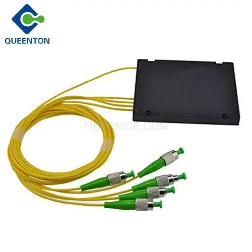 Fiber Optic PLC Splitter in ABS Box G657A1 2.0mm With FC/APC  Connector 