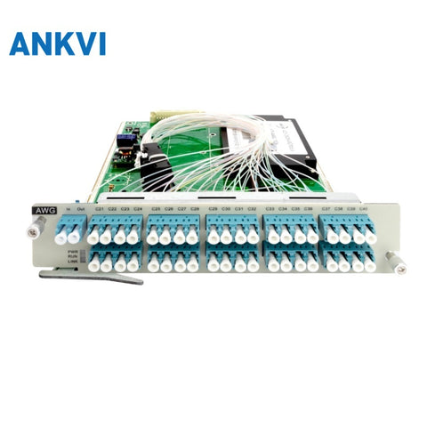 AWG Mux/Demux Card 40/48λ C‑Band 100GHz Grid  Low Loss High Isolation 1RU OSP3800