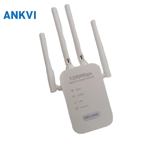LB-LINK High Gain Range Extender AC1200 High Power Dual Band wireless Repeater RE1200