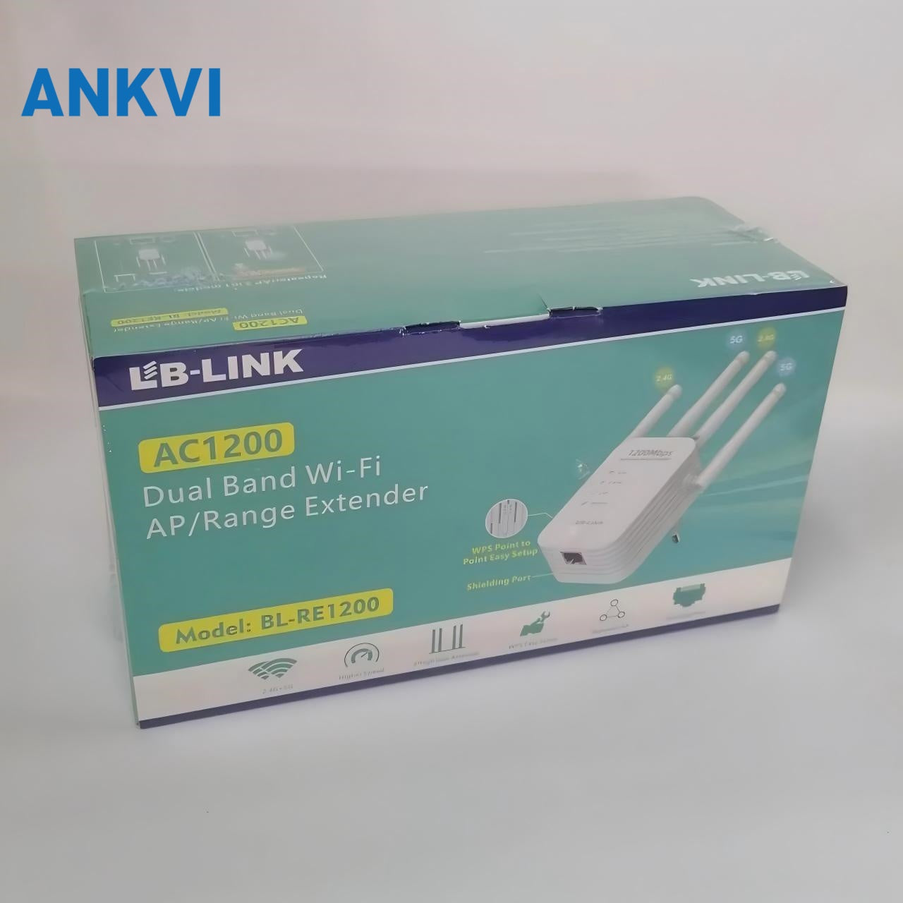 LB-LINK High Gain Range Extender AC1200 High Power Dual Band wireless Fibernice LB-LINK High Gain Range Extender AC1200 High Power Dual Band wireless Fibernice