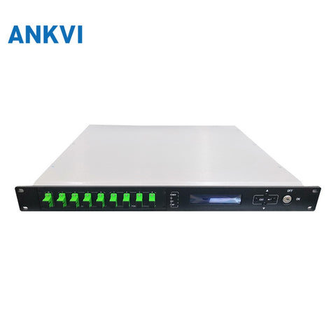 56EYA 1U 8Post Amplificador de fibra dopada Er/Yb de alta potência EDFA