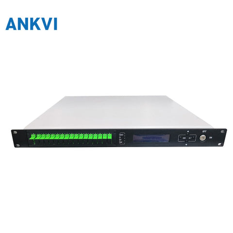 56EYA 1U 8Post Amplificador de fibra dopada Er/Yb de alta potência EDFA