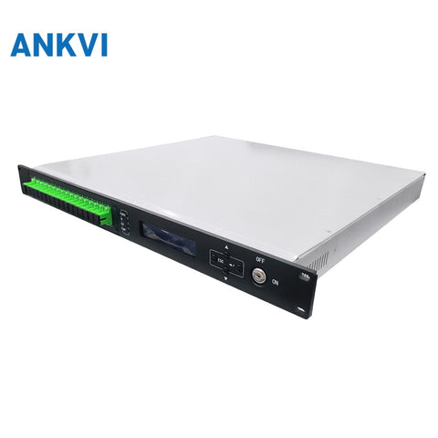 56EYA 1U 8Post Amplificador de fibra dopada Er/Yb de alta potência EDFA