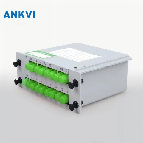 FC/APC LGX Cassette Card Inserting PLC Splitter G657A1 0.9mm