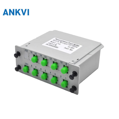 FC/APC LGX Cassette Card Inserting PLC Splitter G657A1 0.9mm