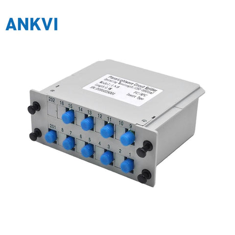 FC/UPC LGX Cassette Card Inserting PLC Splitter G657A1 0.9mm