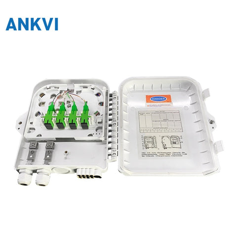 FQX.OO8 8 CORES FTTH Outdoor Terminal box White