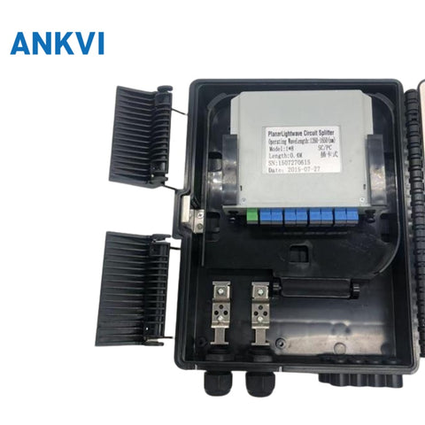 FQX.O36 8 CORES FTTH Outdoor Terminal box Black