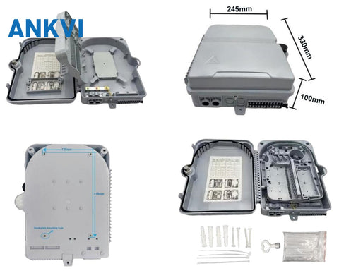 FQX.OO1 24 CORES FTTH Outdoor Terminal box Grey