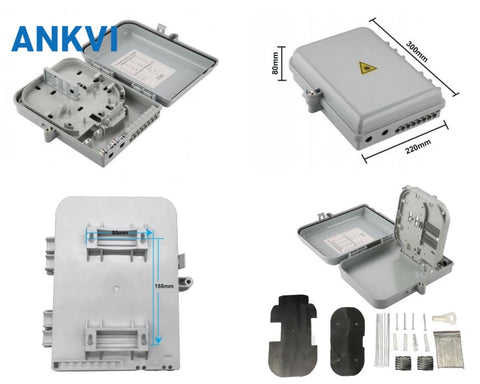FQX.OO3 16 CORES FTTH Outdoor Terminal box Black