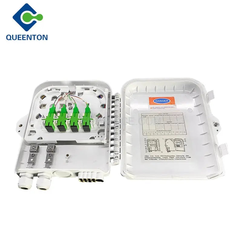 FQX.OO8 8 CORES FTTH Outdoor Terminal box White 