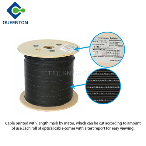 FTTH Indoor Fiber Optic Drop Cable GJXFH 