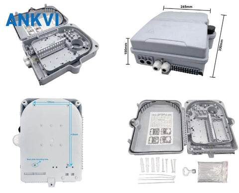 FQX.OO2 24 CORES FTTH Outdoor Terminal box White