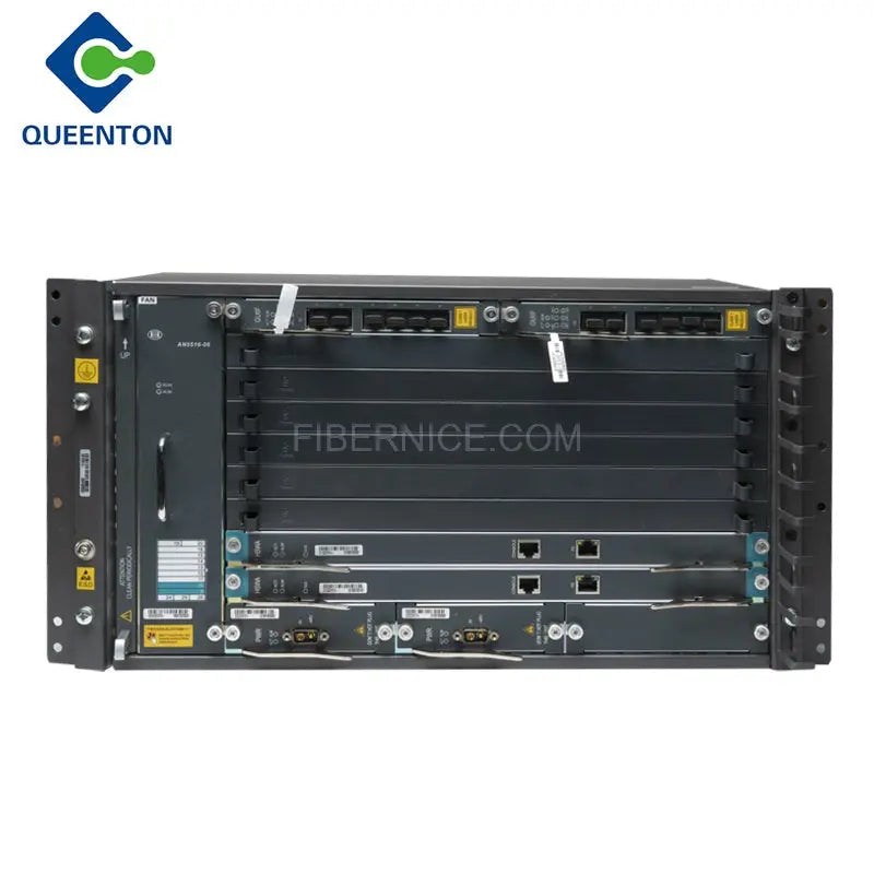 Fiberhome AN5516-06 OLT GE DC (19 inch) 6 Slots Equipped with 2*HSWA 2*GU6F 2*PWR 