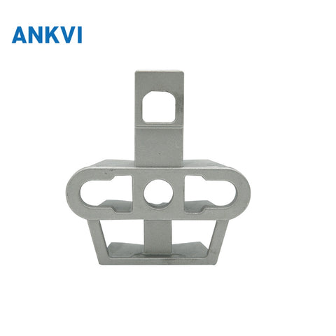Low voltage ABC fiber optic anchor bracket for drop cable clamp