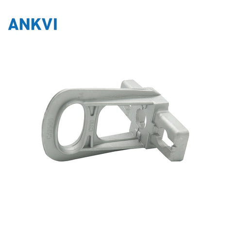 Low voltage ABC fiber optic anchor bracket for drop cable clamp