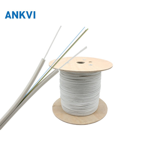 Cable de bajada de fibra óptica para interiores FTTH GJXFH