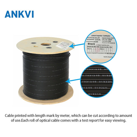 FTTH Indoor Fiber Optic Drop Cable GJXH