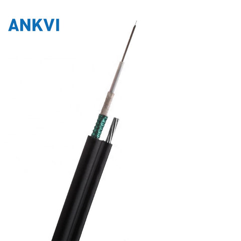 Outdoor Flat Drop Fiber Optic Cable Single Steel wire PE 1.4mm G652D GYXTC8Y
