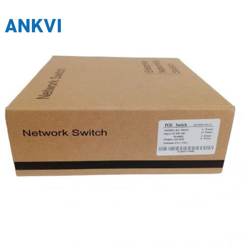 KU-9010G 10-Port Gigabit PoE Switch 8 PoE+2 Uplink 120W 24G Switching Capacity VLAN