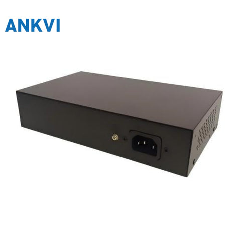 KU-9010G 10-Port Gigabit PoE Switch 8 PoE+2 Uplink 120W 24G Switching Capacity VLAN