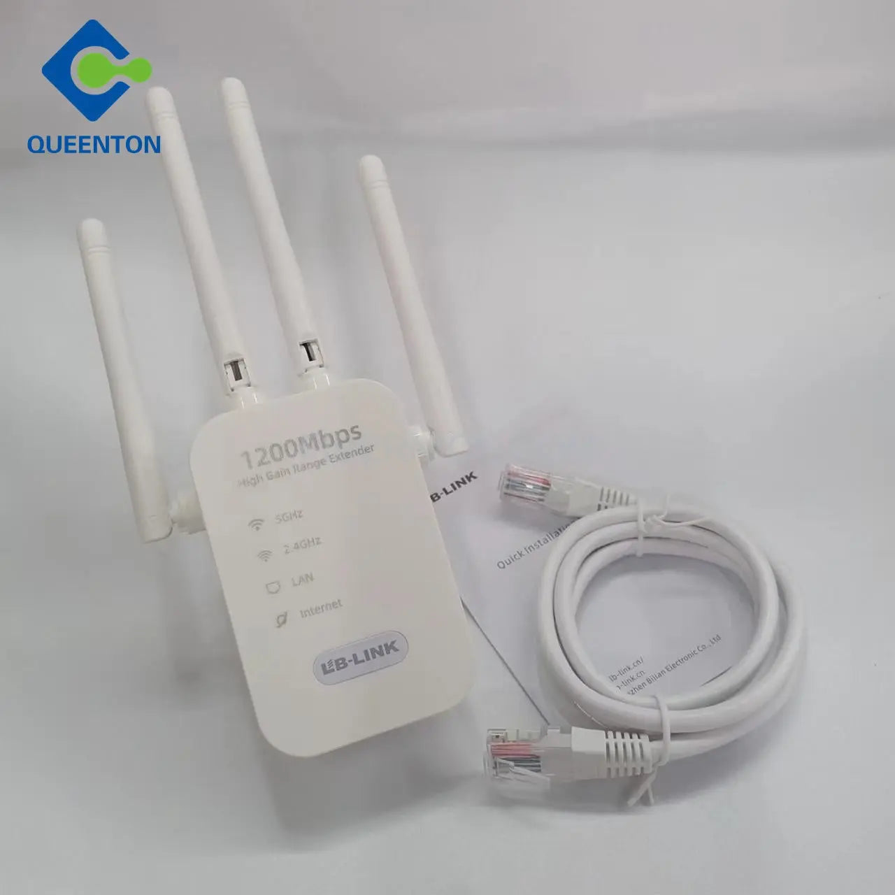 LB-LINK High Gain Range Extender AC1200 High Power Dual Band wireless Repeater RE1200 