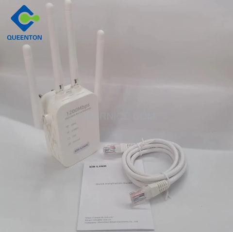 LB-LINK High Gain Range Extender AC1200 High Power Dual Band wireless Repeater RE1200 